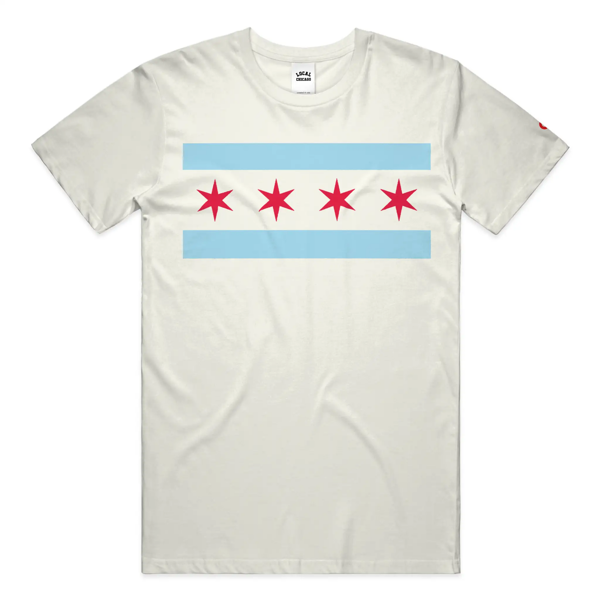 Chicago Flag Organic Tee
