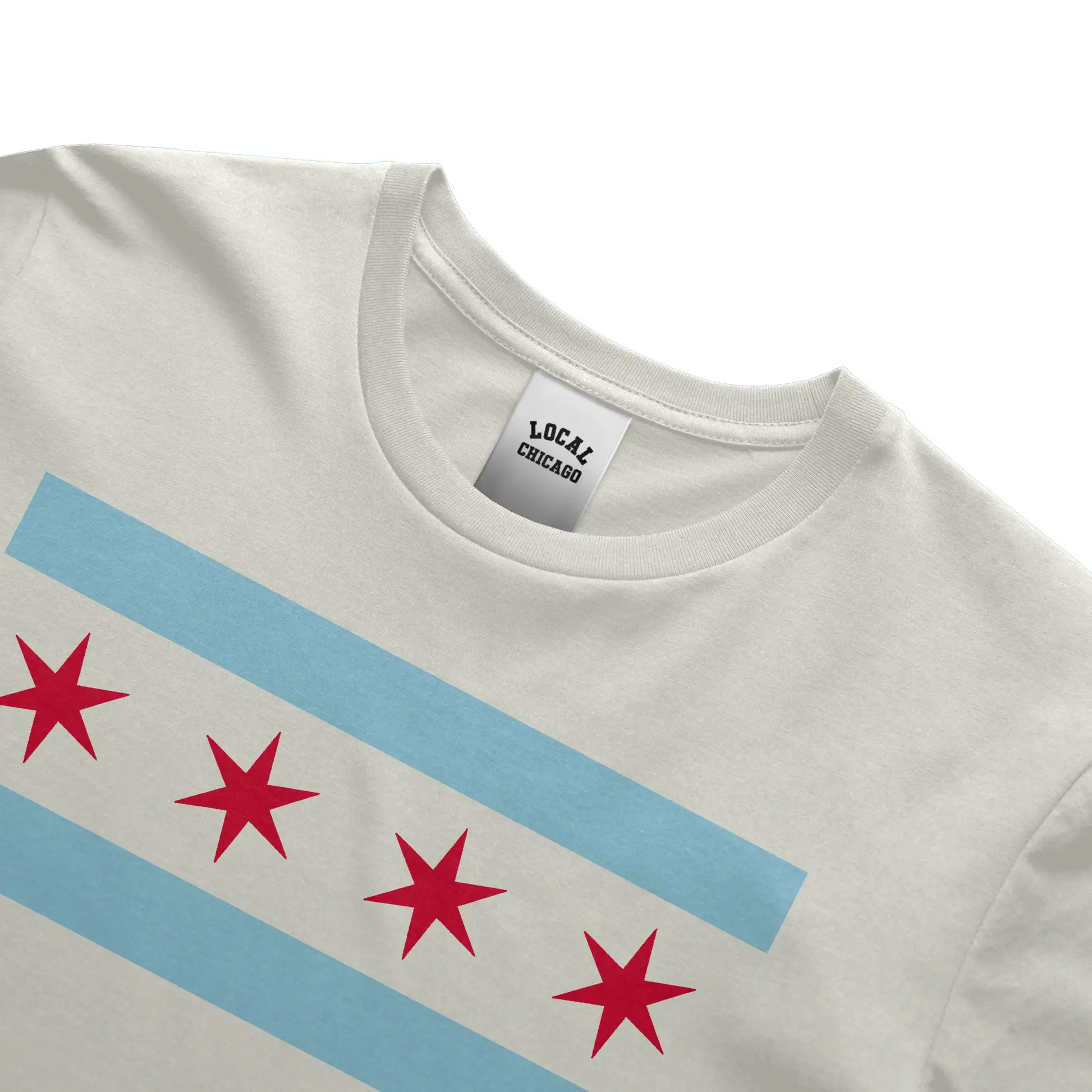 Chicago Flag Organic Tee