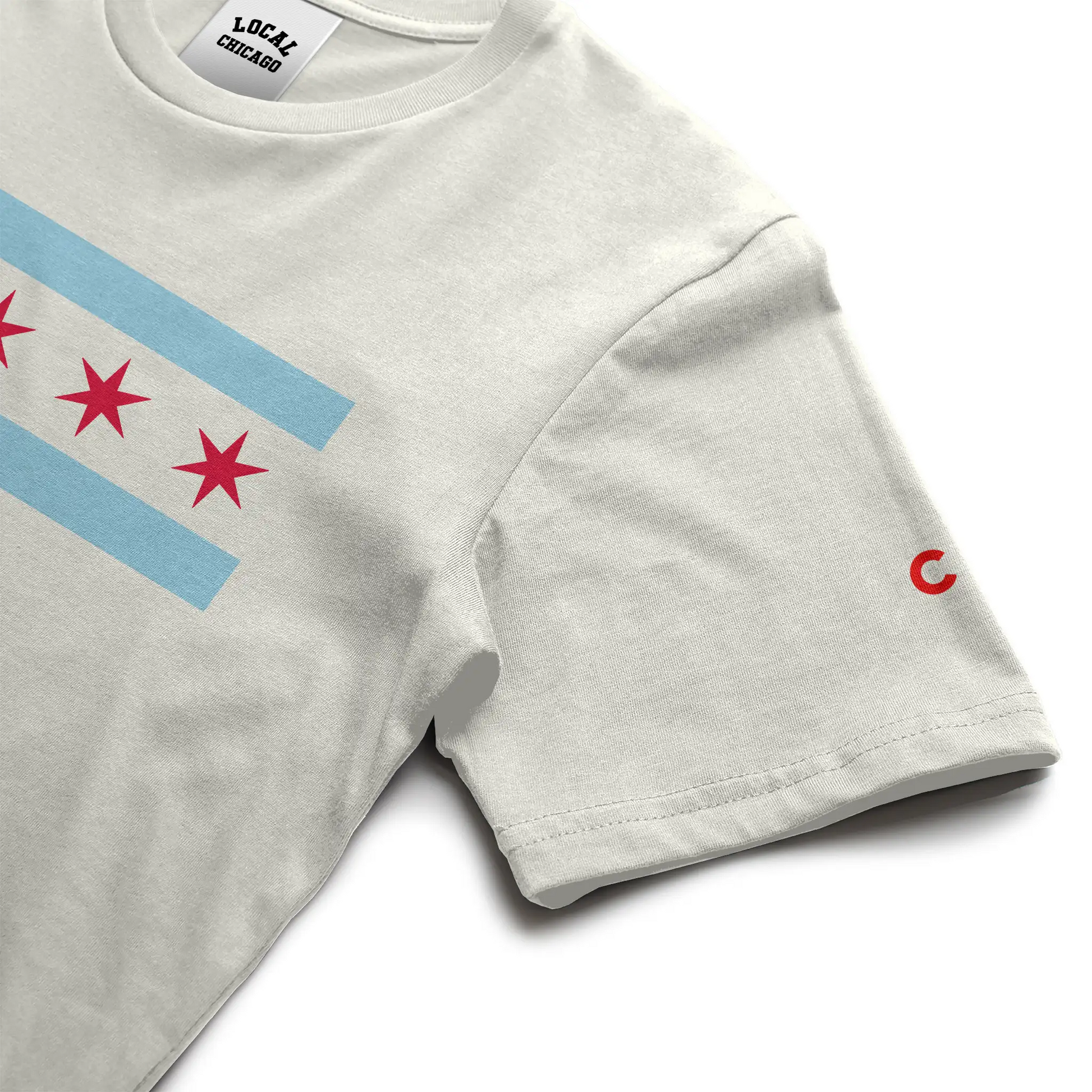 Chicago Flag Organic Tee