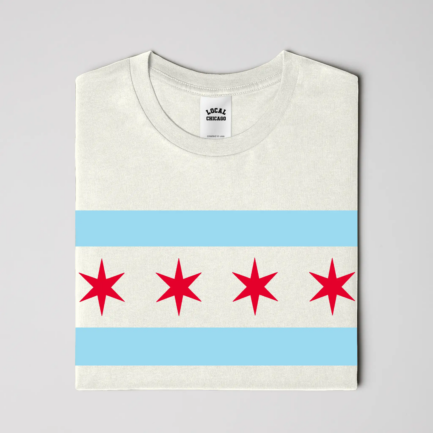 Chicago Flag Organic Tee