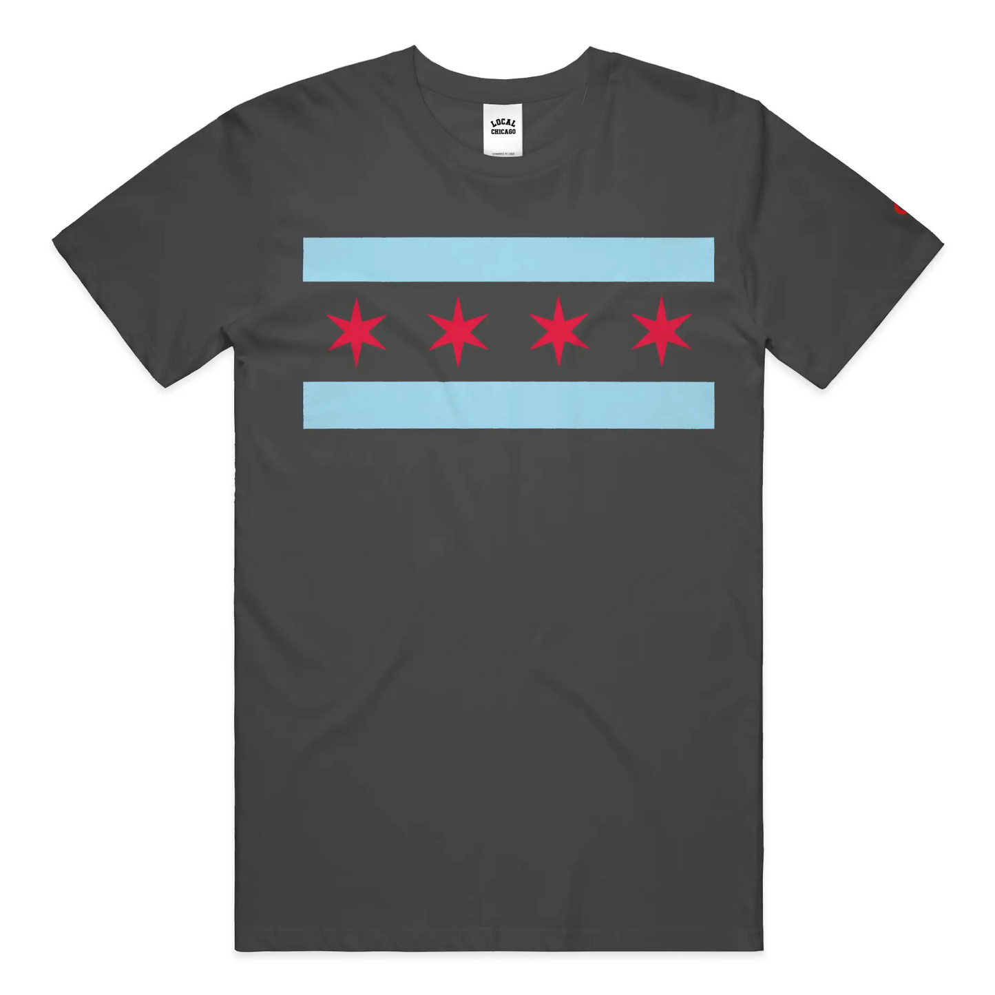 Chicago Flag Organic Tee