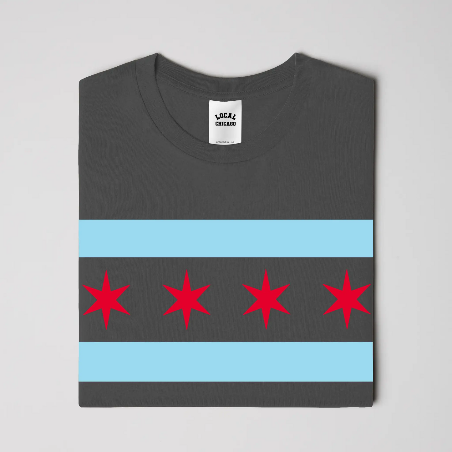 Chicago Flag Organic Tee