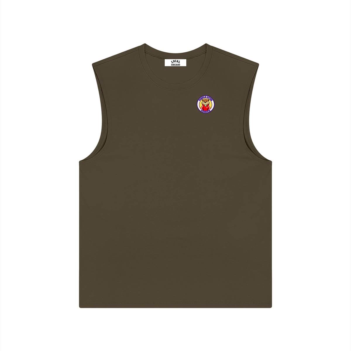 Purple Otter Performance Tank Top