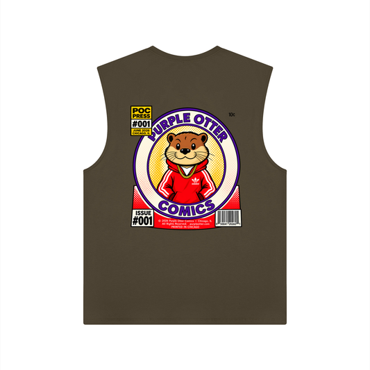 Purple Otter Performance Tank Top